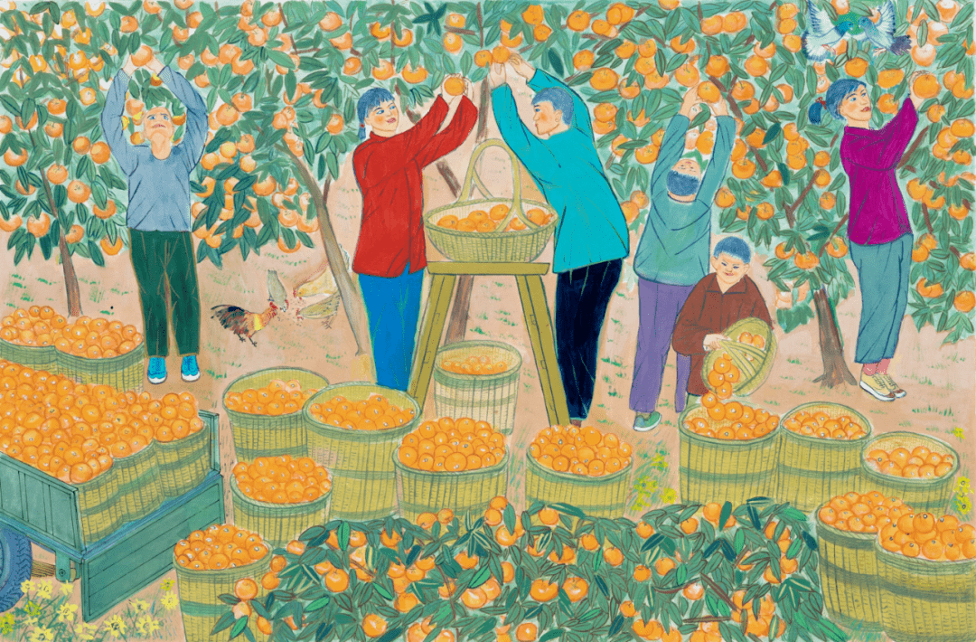 "我们的小康生活"简阳农民画云上展览