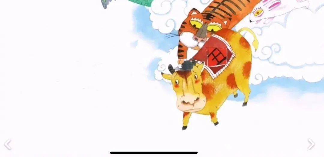 人们都一致推举老牛当生肖,要不是狡猾的小老鼠藏在牛角上抢先得了头