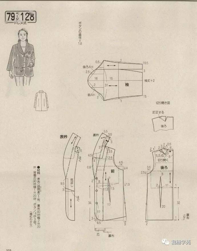 春款贵妇人女装裁剪图好看应季