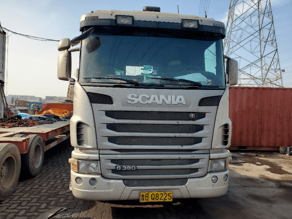 近期,掌上卡车遇到了一辆2011年最早进入中国的一批斯堪尼亚g系重卡