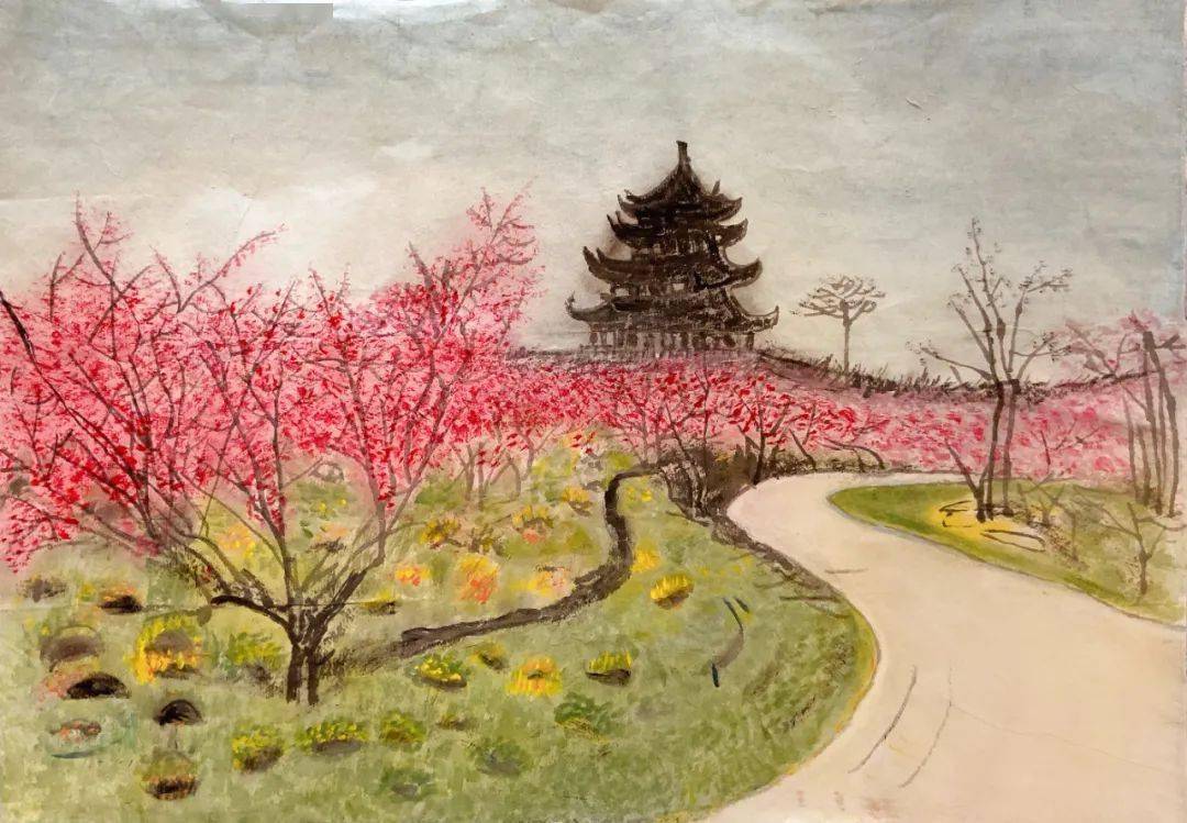 类型:国画     :奉贤区美术家协会会员   ,《森林公园》