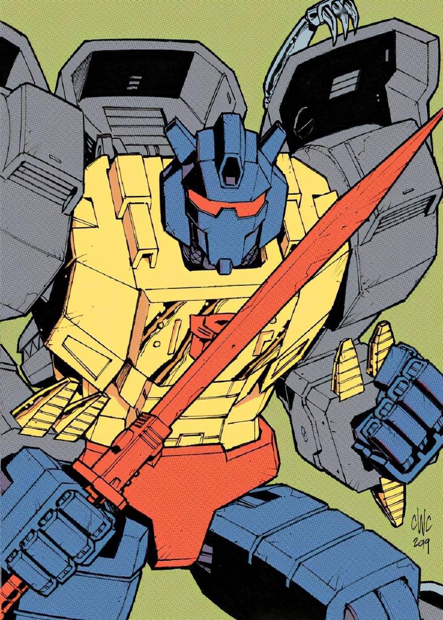 变形金刚博派人物插画救护车拿的是电动牙刷