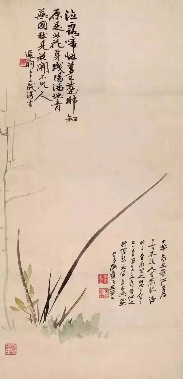 张大千18幅珍贵兰花图，功力深厚-搜狐大视野-搜狐新闻