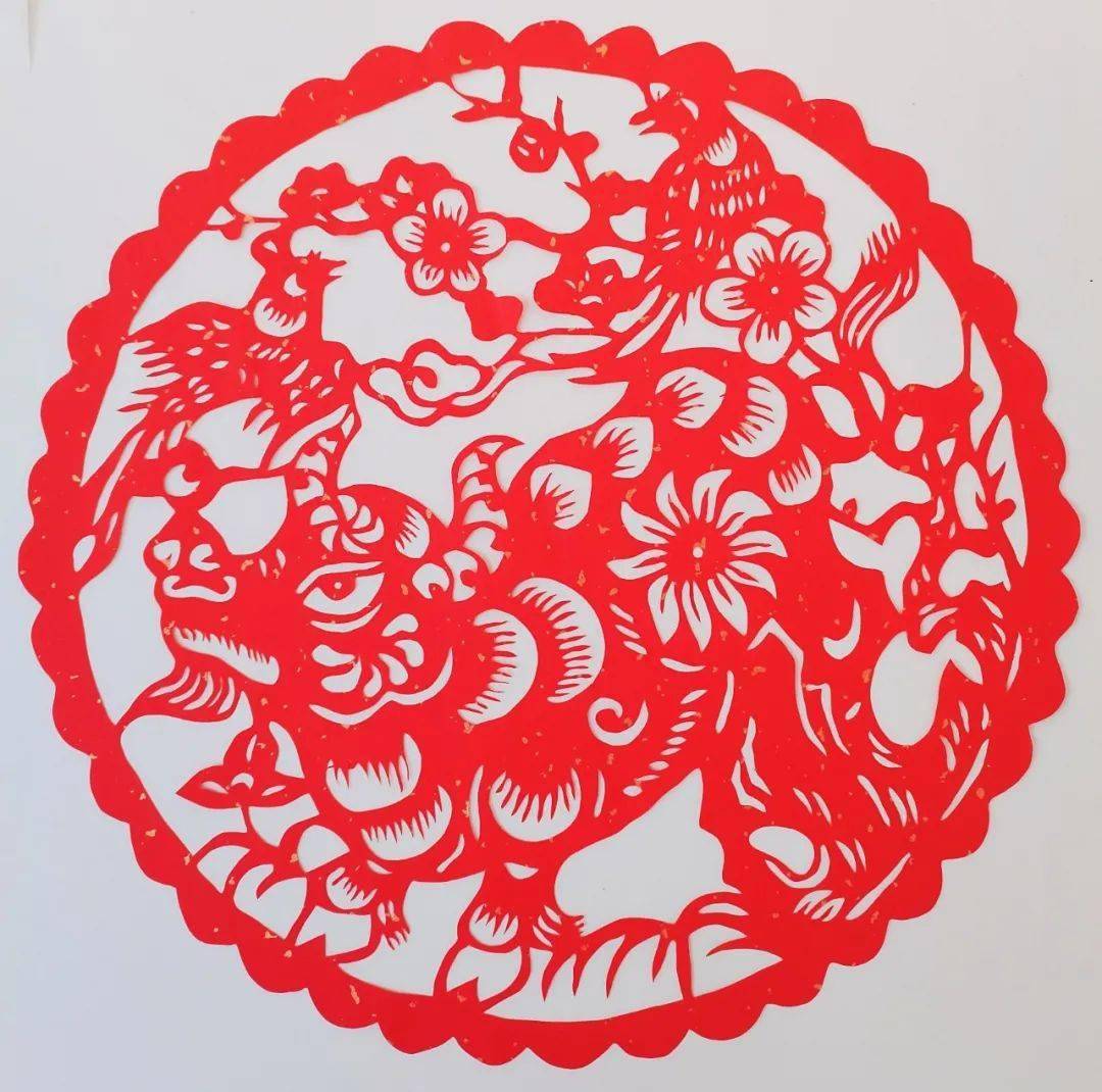 非遗过大年丑牛贺新春剪纸作品展2
