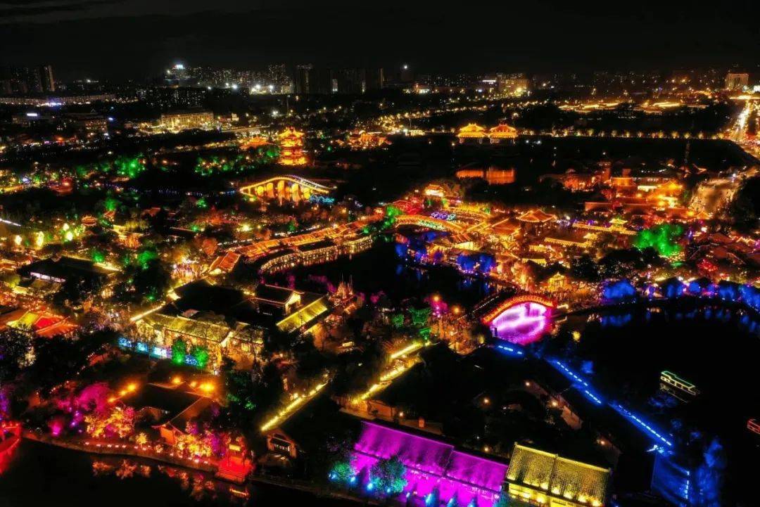 开封夜景出圈大宋不夜城名不虚传