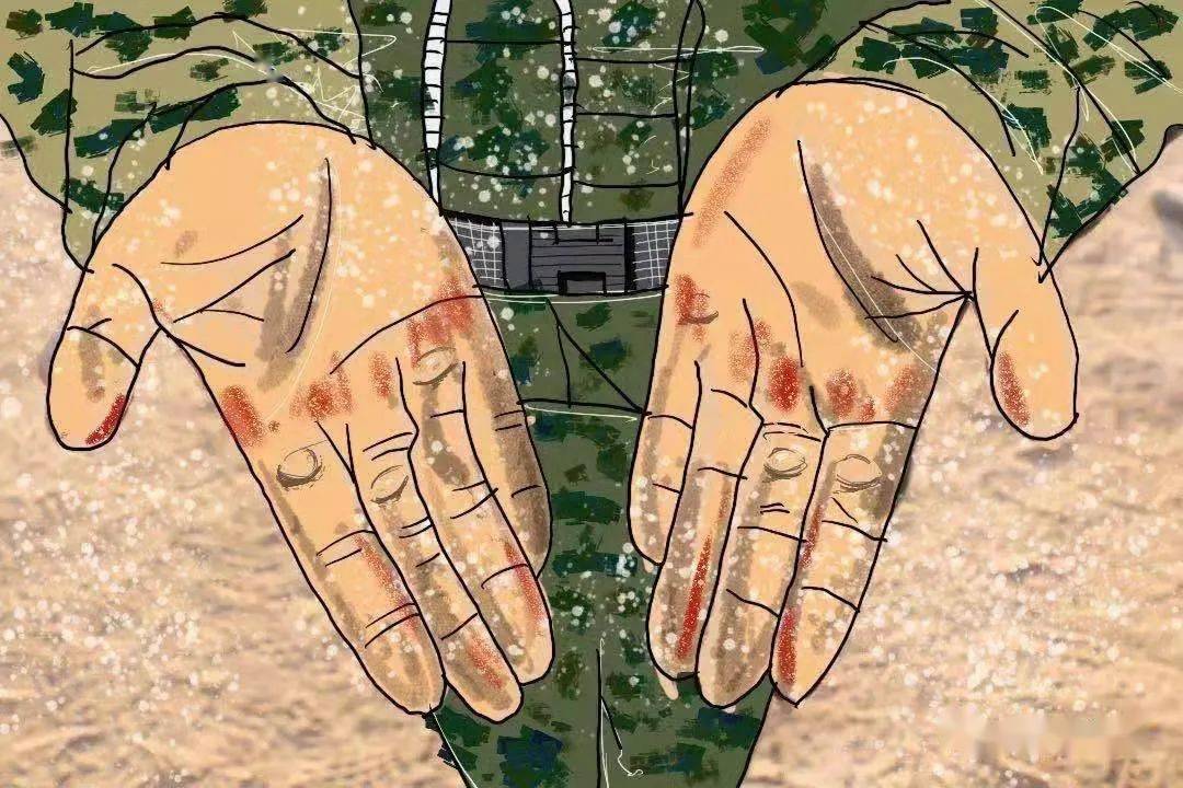 手绘漫画带你感受冬季练兵热潮