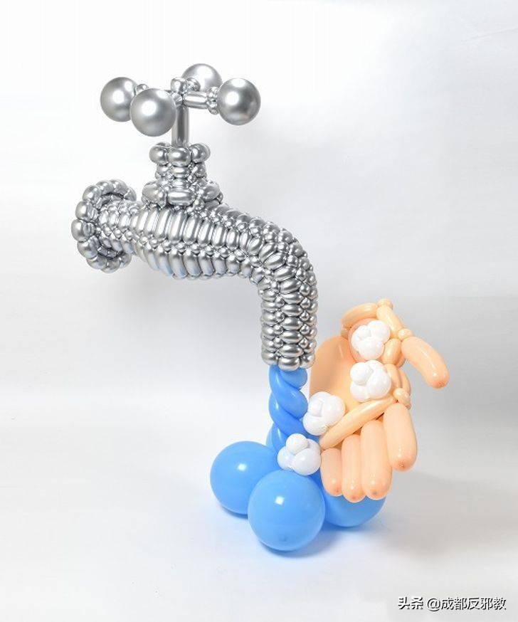 气球捏出的各类动物太形象了