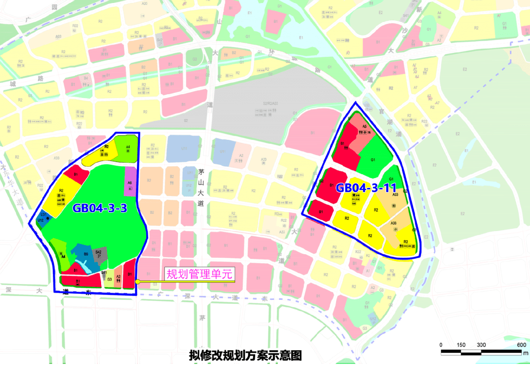 新塘镇官湖片区有2宗地块规划修改!