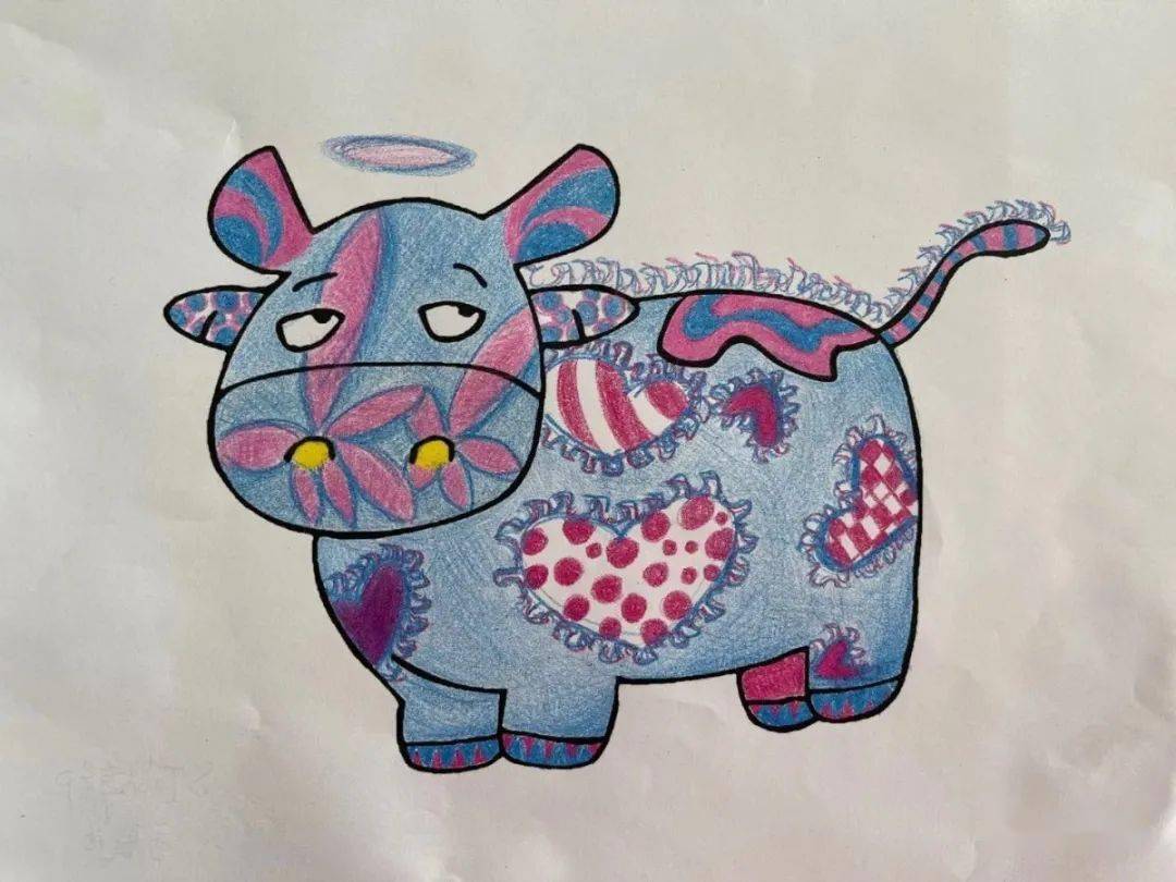 牛气十足涂鸦揭秘 | 一只牛能画出什么新花样呢?_小伙伴