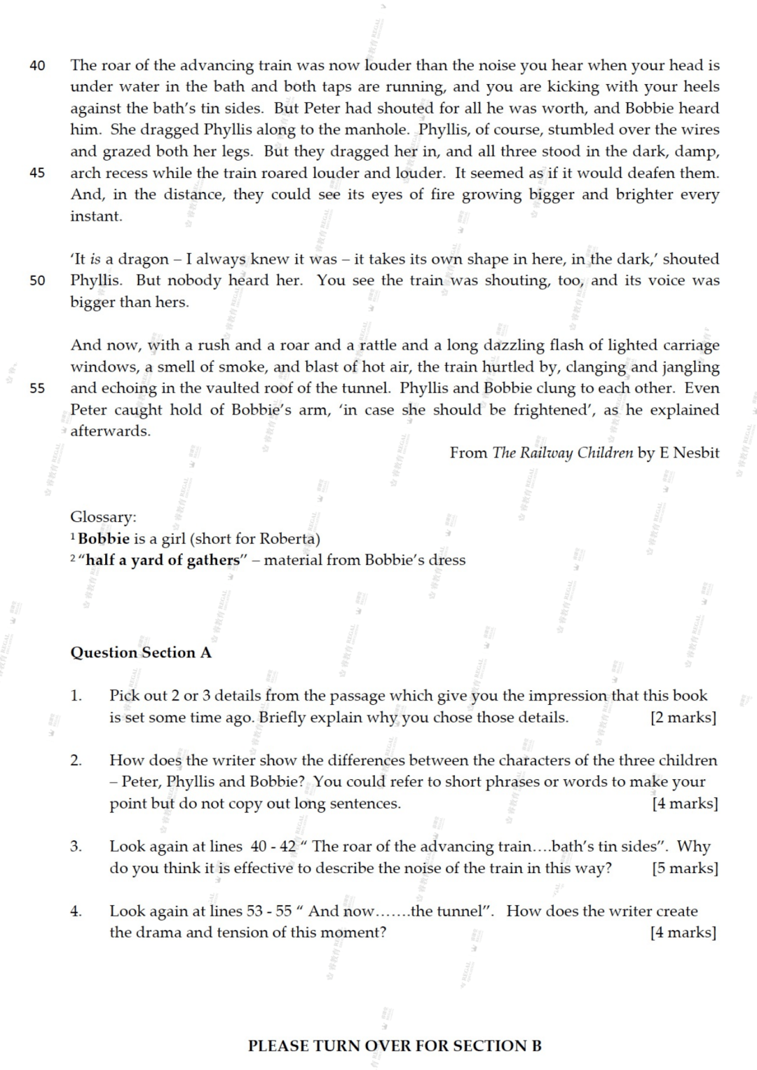 新一轮11 备考开启 七橡树中学英语入学考试试卷解析 This