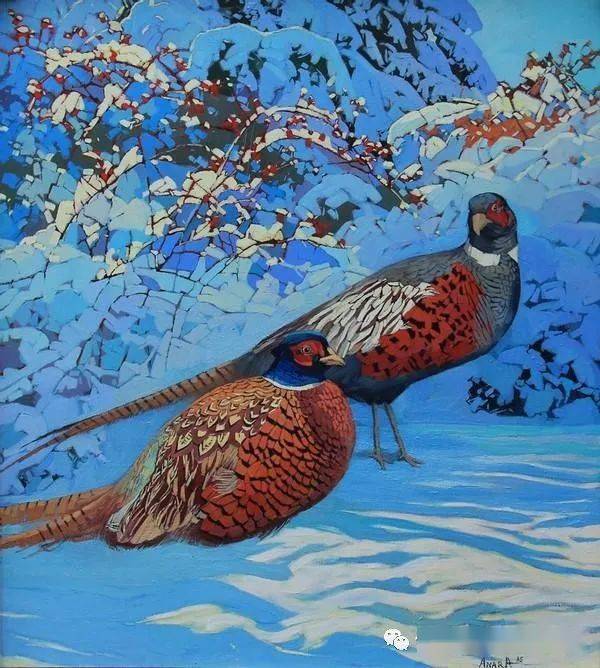 哈萨克斯坦美女画家阿娜拉·阿布扎诺娃绘画作品赏析