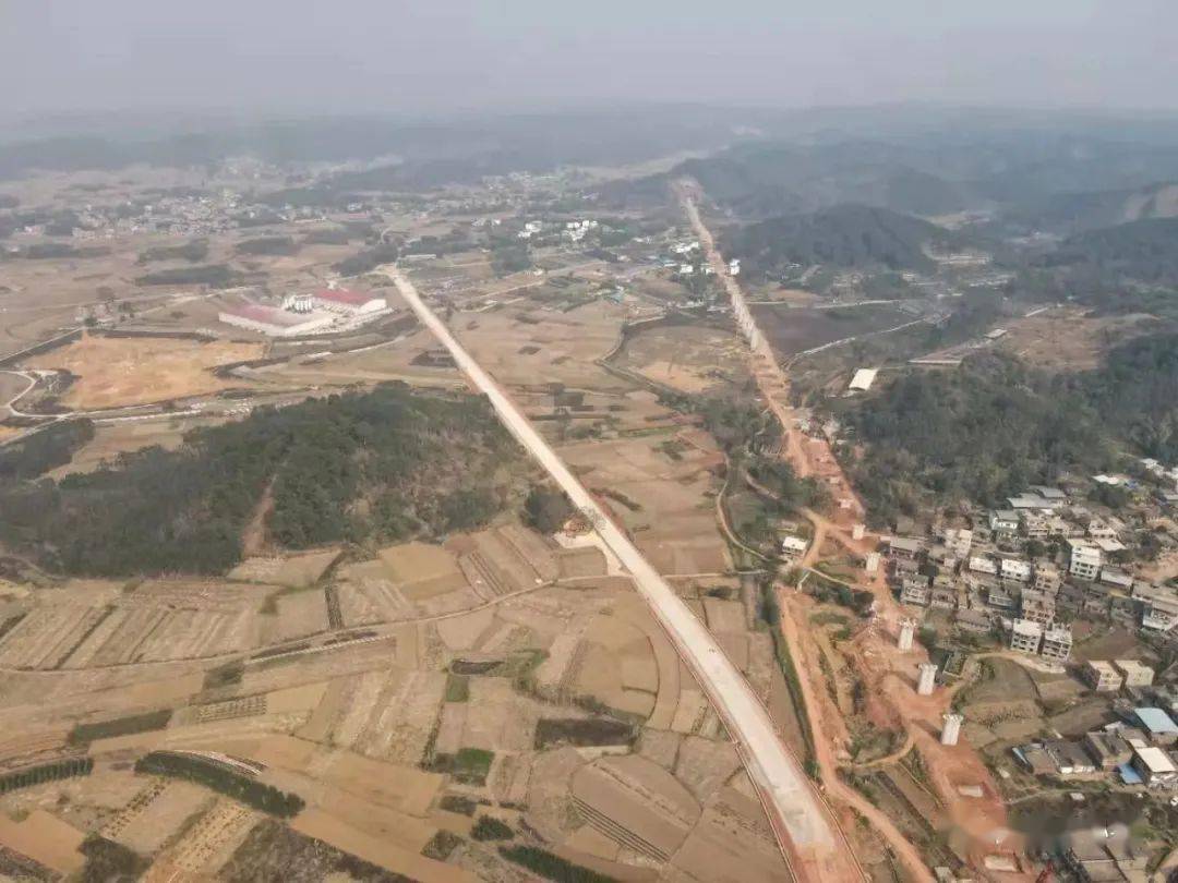 一期二标施工航拍图片南宁张村到六景二级公路横县大小事, 微友报料