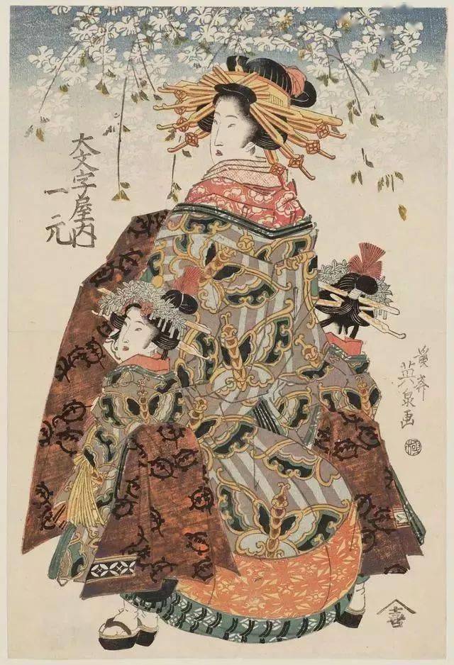 日本浮世绘美女图的历史演变