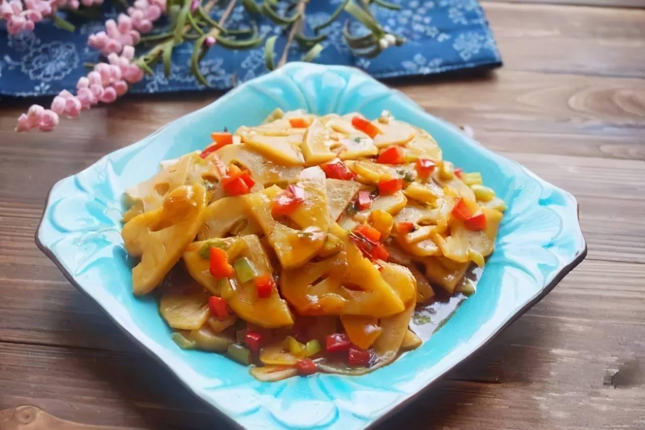 糖醋藕片,没胃口的第一选择