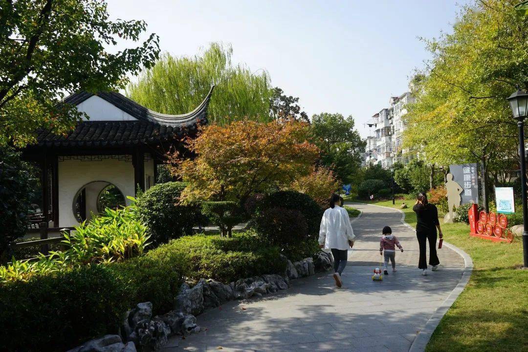 枫溪公园金山公园地处原金山县县府所在地——朱泾镇南端,公园路96号