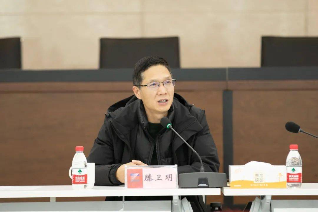 党委书记,董事长滕卫明讲话.