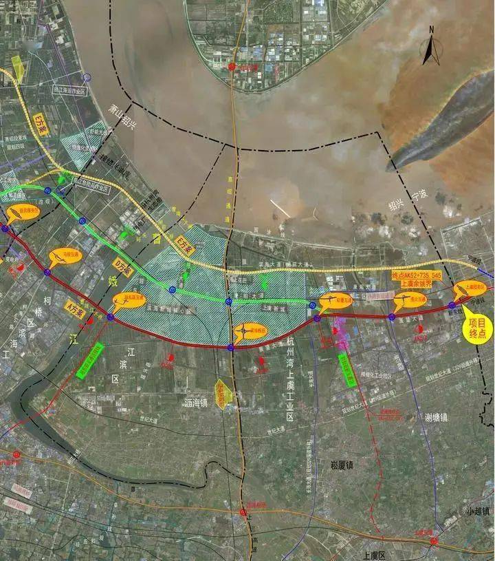 上虞四环南延线规划图片
