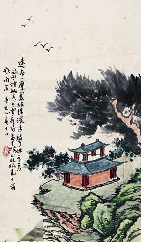 佃介眉(1887-1969年)为潮州名家,诗书画印皆擅,其创作始终保存中国