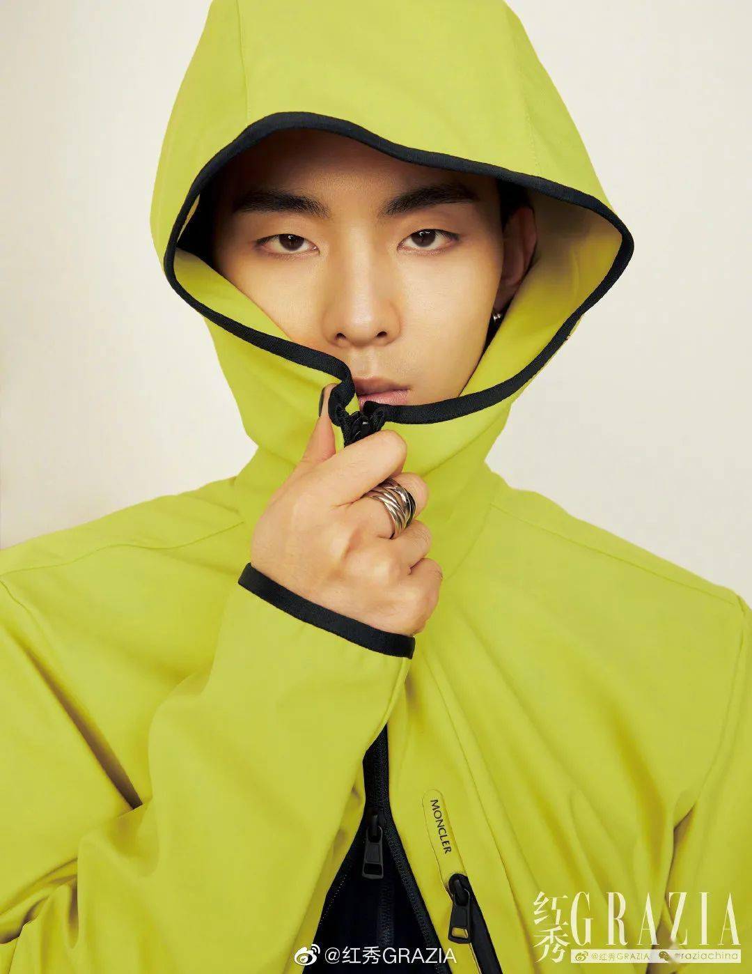 九拍大师兄安雨登上欧洲极具影响力杂志红秀grazia封面