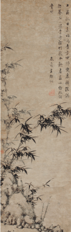 晚明墨竹大家冯起震