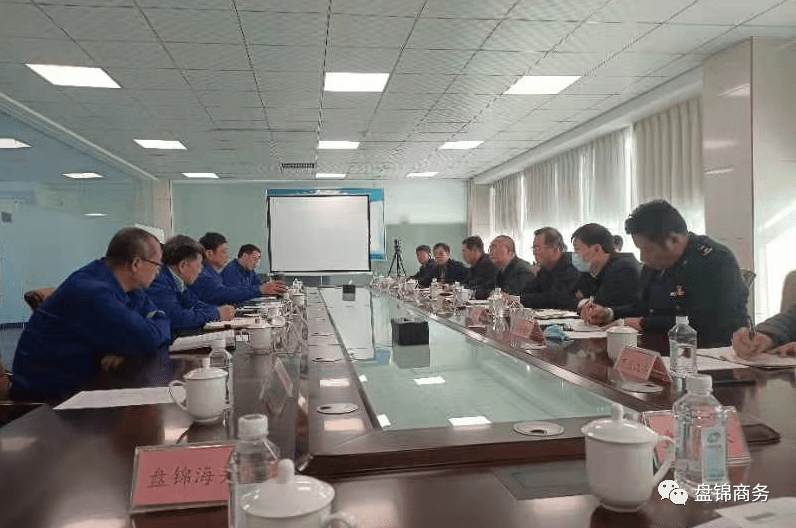 副市长米金套调研华锦兵器及宝来保税罐项目