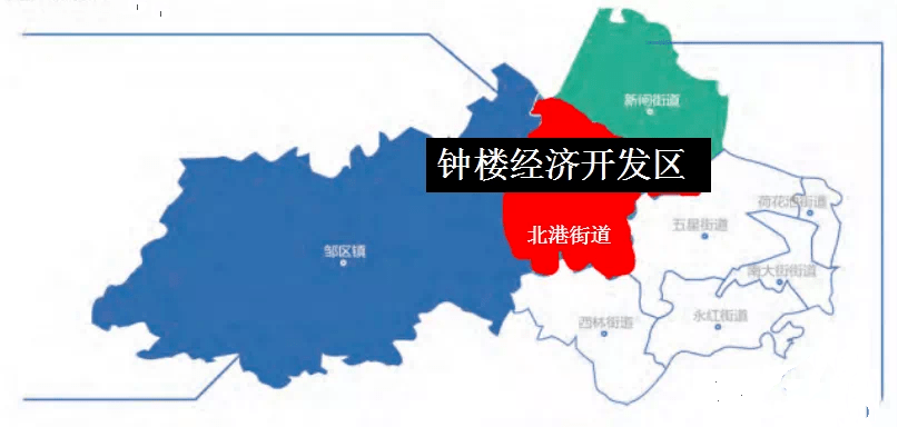 项目位于钟楼区北港街道,东至玉龙南路,南至后塘河路,西至童子河东路