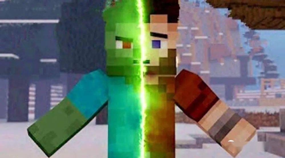 我的世界:mc里让人"细思极恐"的细节_史蒂夫