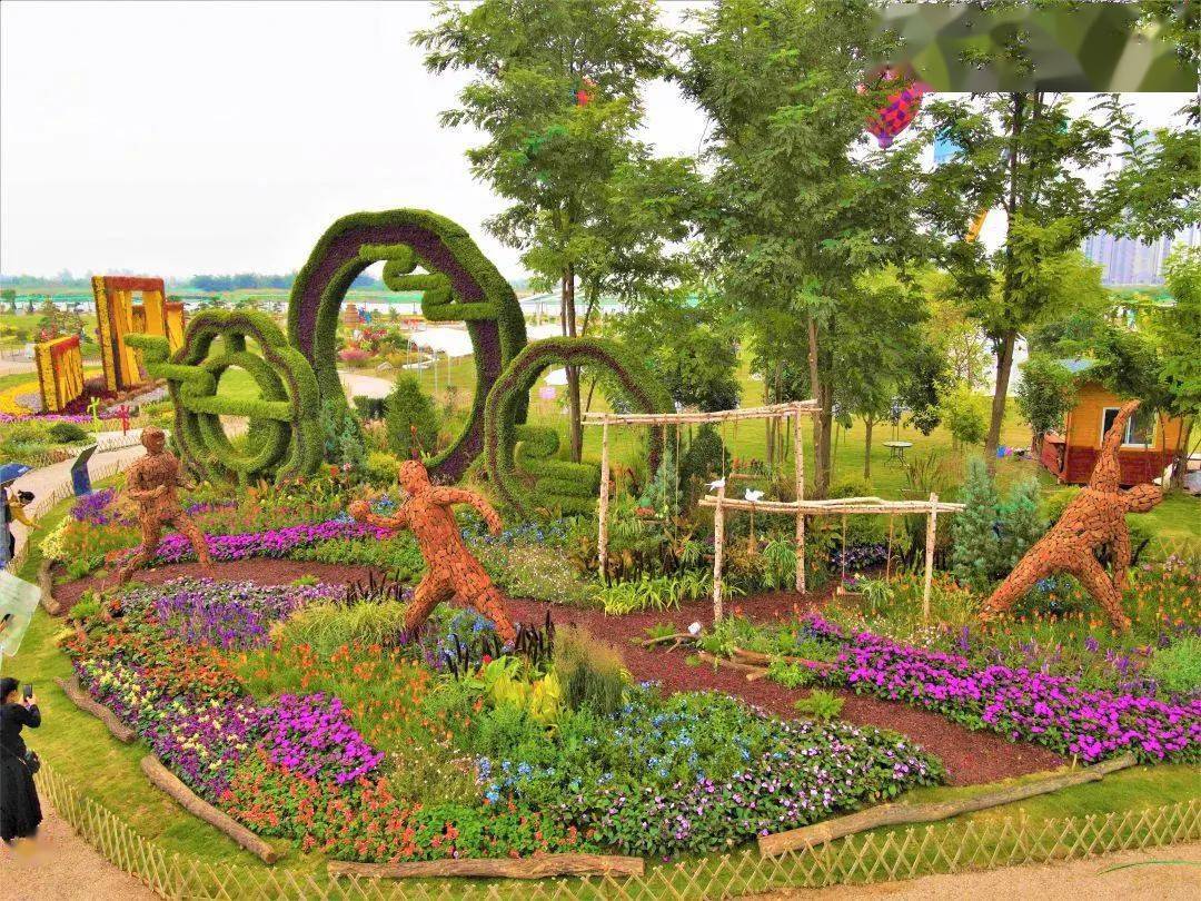 扮靓城市迎全运西安花园大会有哪些优秀花境作品