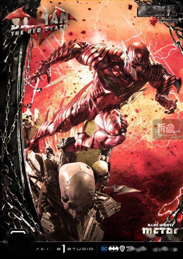 prime1studiop1s13黑暗之夜金属红死魔雕像