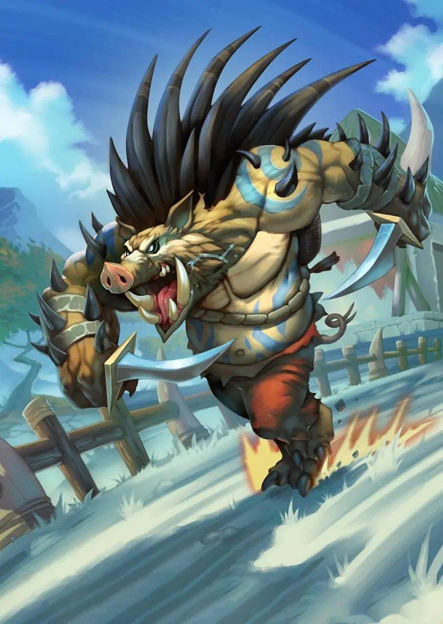 在一次与野猪人的日常交锋中,野猪人似乎是有备而来