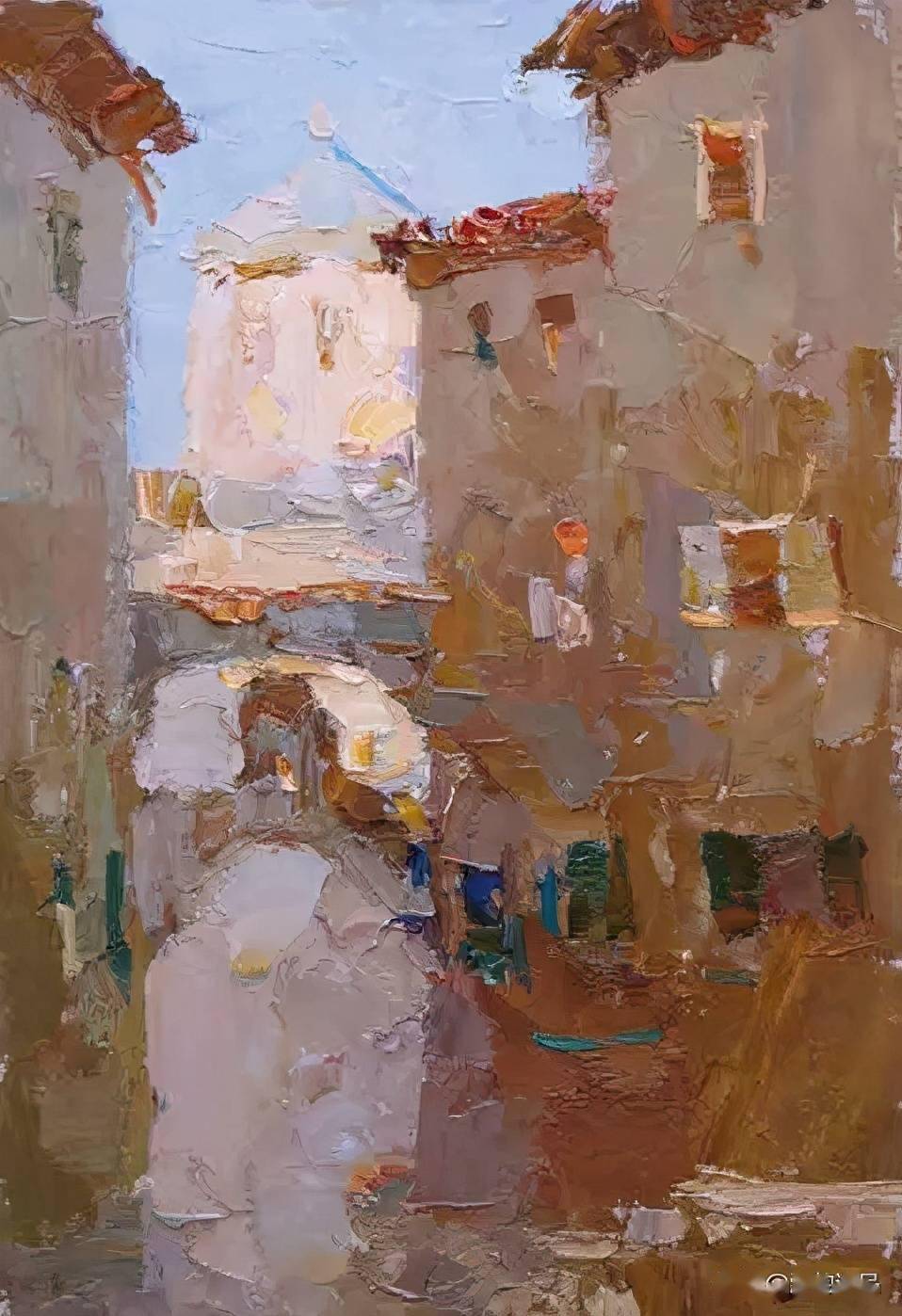 乌克兰画家丹尼尔·罗蒙小幅油画作品欣赏_举报