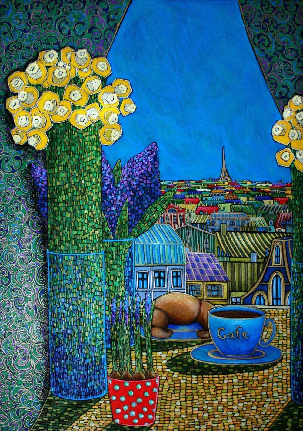 强烈的视觉冲击力色块丰富色彩炫目