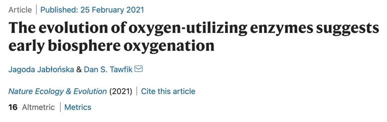 研究|研究：最早用氧气的有机体31亿年前出现，比大氧化事件还早