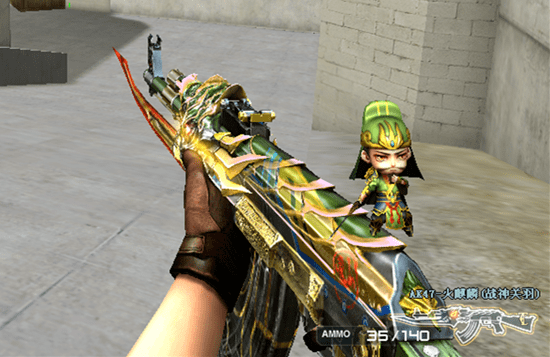 火麒麟—战神关羽皮肤来袭_玩偶