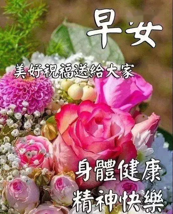 春季清晨最美祝福語送給你早上好朋友特別漂亮早晨問候動態圖