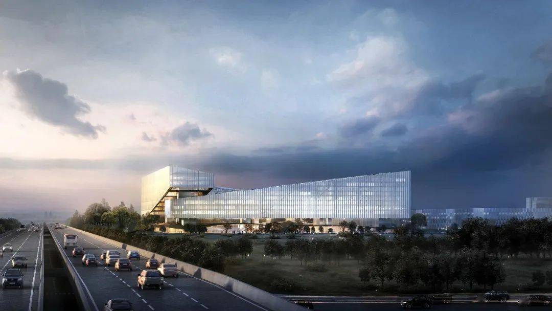 美的上海全球创新园区漂浮方环构建双层森林