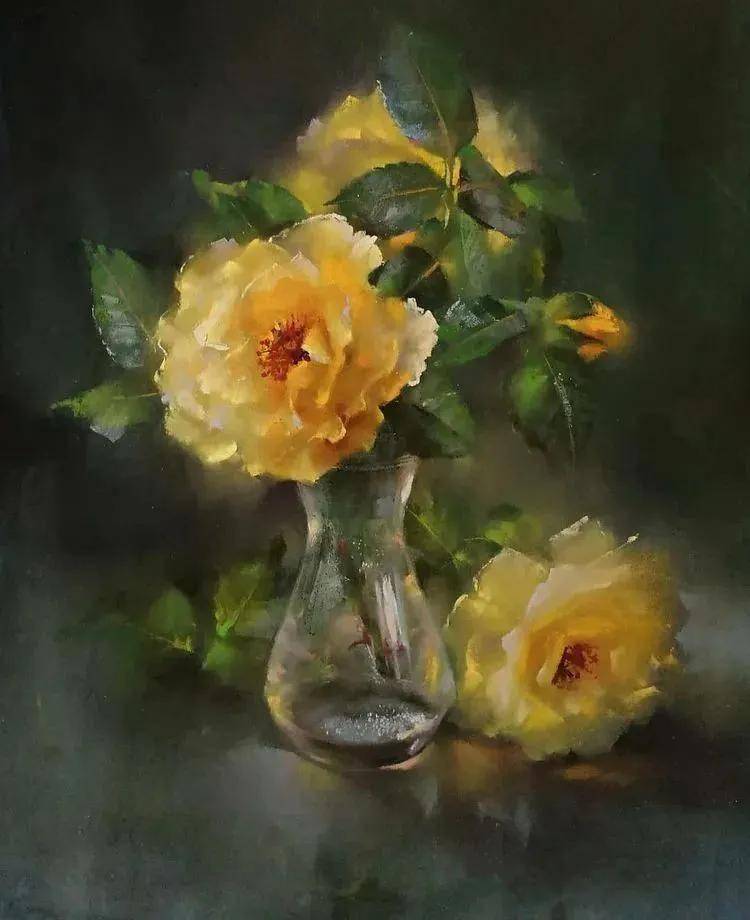 乌克兰画家vera kavura色粉画作品欣赏