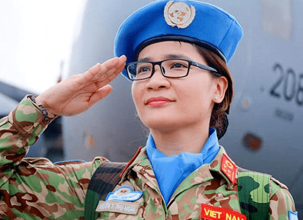 赴南苏丹执行维和任务的越南女医生