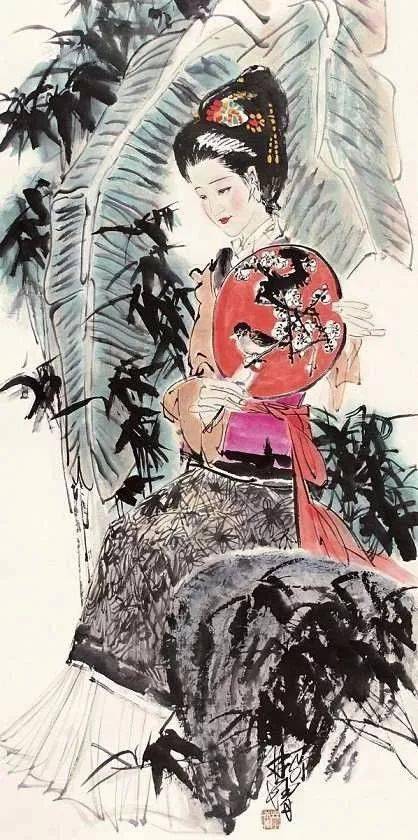 广美教授林墉笔下的女人体俏丽灵动勾人魂魄养眼