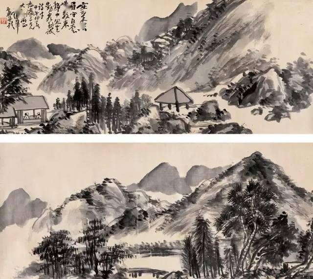 蒲華 1894年作 山水 手卷蒲華 奚岡 蓮溪 孫松等 蘭竹 扇面返回搜狐