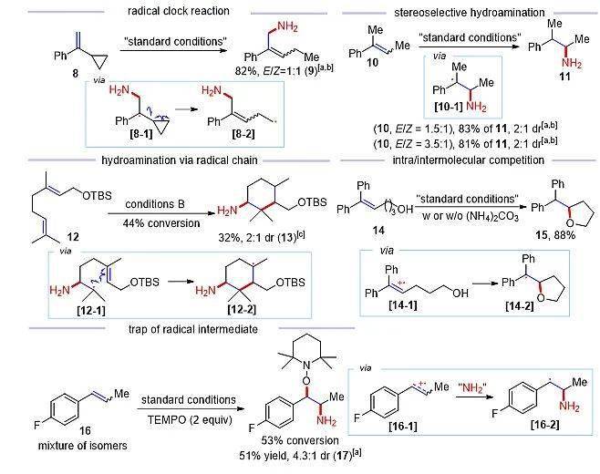 有机室温无金属条件下从烯烃一步合成脂肪族伯胺