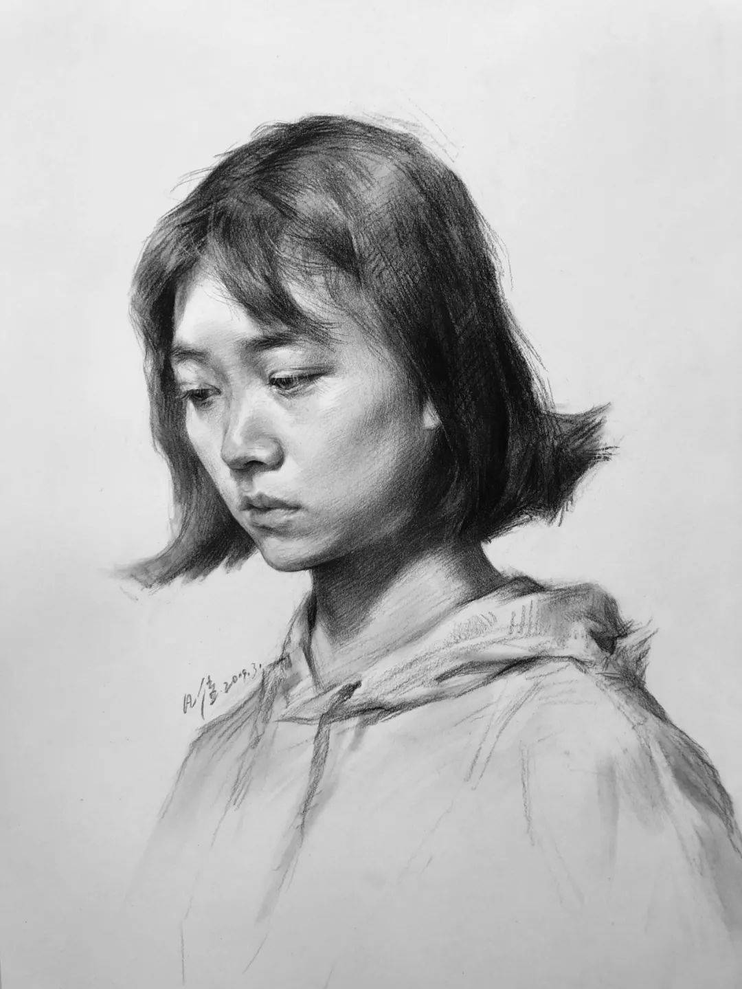 米娅超级直播——凡佳 / 素描头像示范