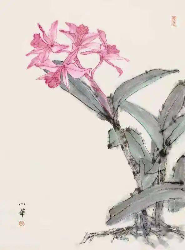 巾帼丹青颂中华线上美术展开展深圳市侨商会会长翟美卿多幅作品参展