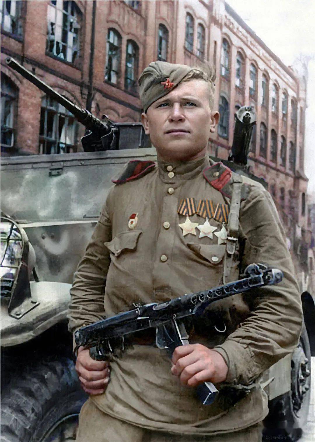 67老照片上色回顾二战巅峰年代下