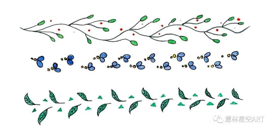 绘画启蒙班丨手账中的花边