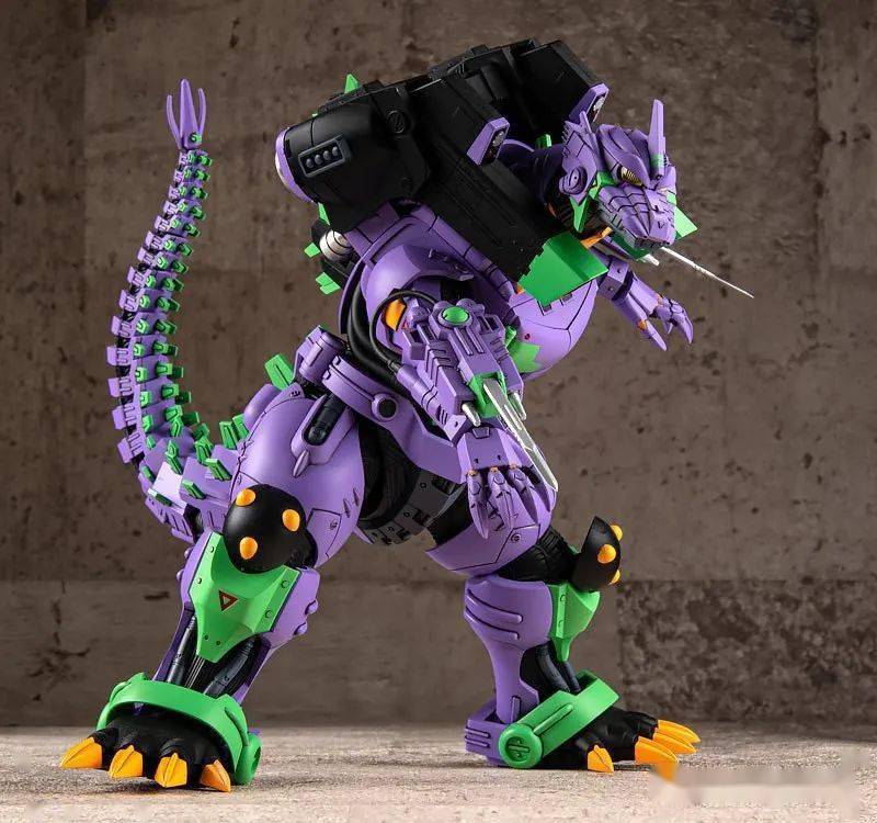 青岛社21年6月哥斯拉对eva福音战士3式机龙eva初号机配色ver