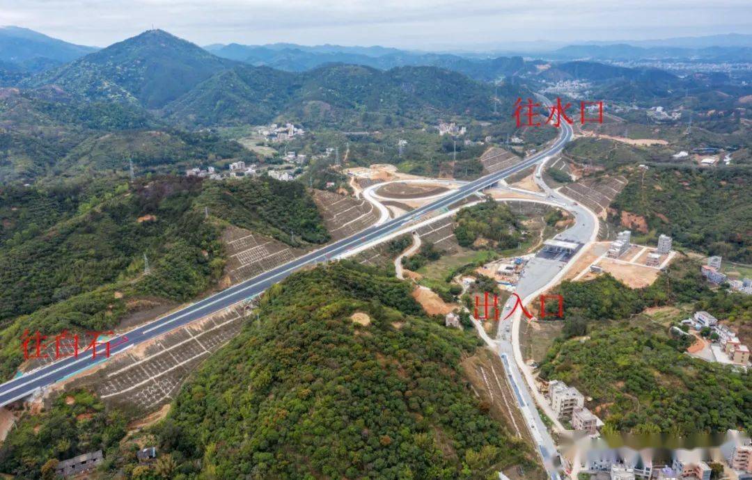 多图罗信高速市区信宜丁堡出入囗第一次见