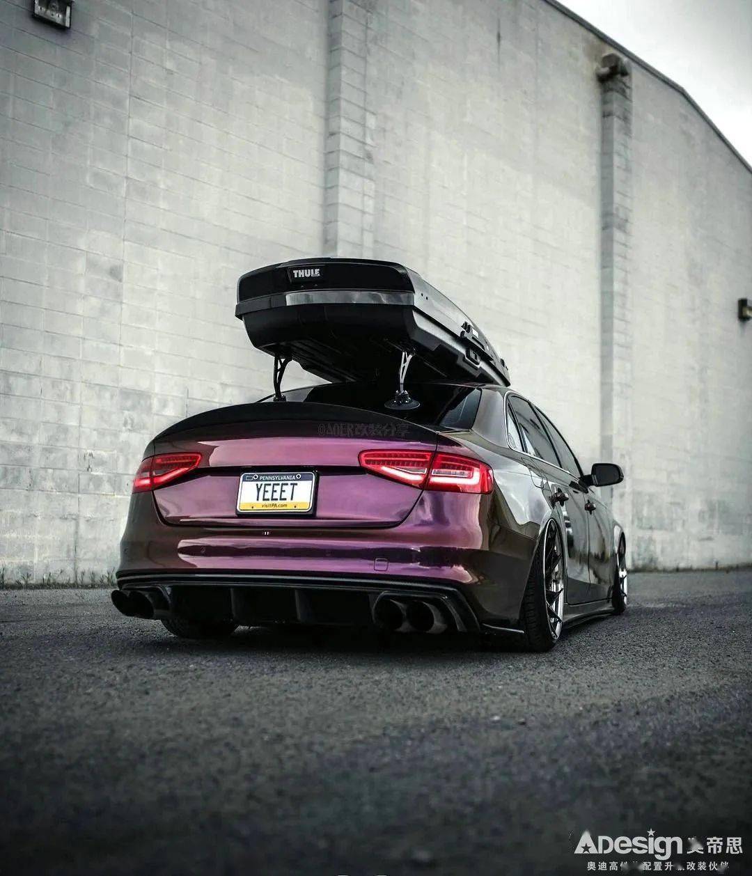 宛如紫霞仙子奥迪a4b8改装赏析