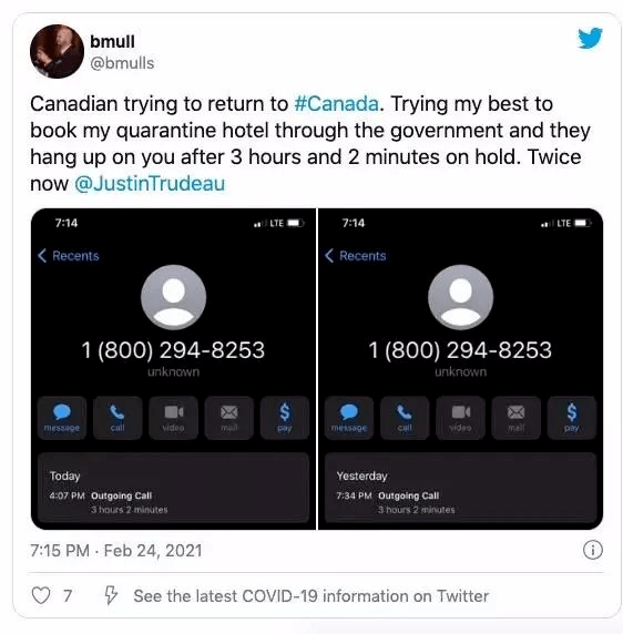 收到了加拿大的电话怎么回事