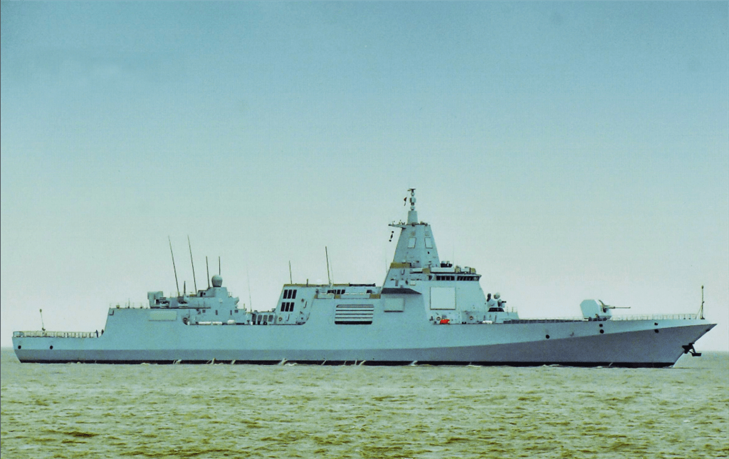 055型拉萨号驱逐舰055型舰在首舰下水时,官媒将其称为"海军在新时期